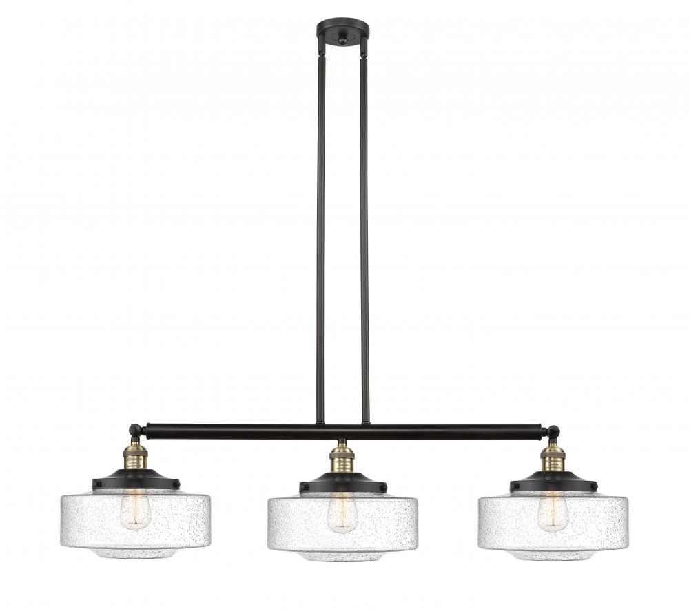 Bridgeton - 3 Light - 44 inch - Black Antique Brass - Stem Hung - Island Light