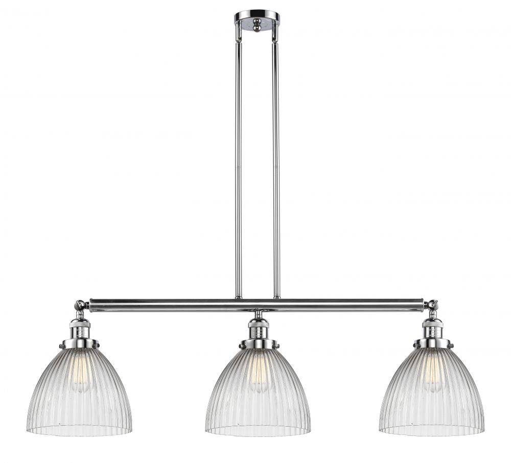 Seneca Falls - 3 Light - 39 inch - Polished Chrome - Stem Hung - Island Light