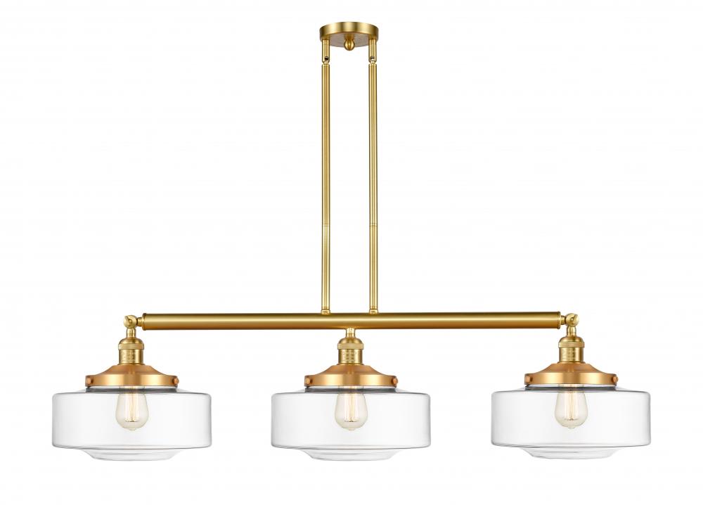 Bridgeton - 3 Light - 44 inch - Satin Gold - Stem Hung - Island Light