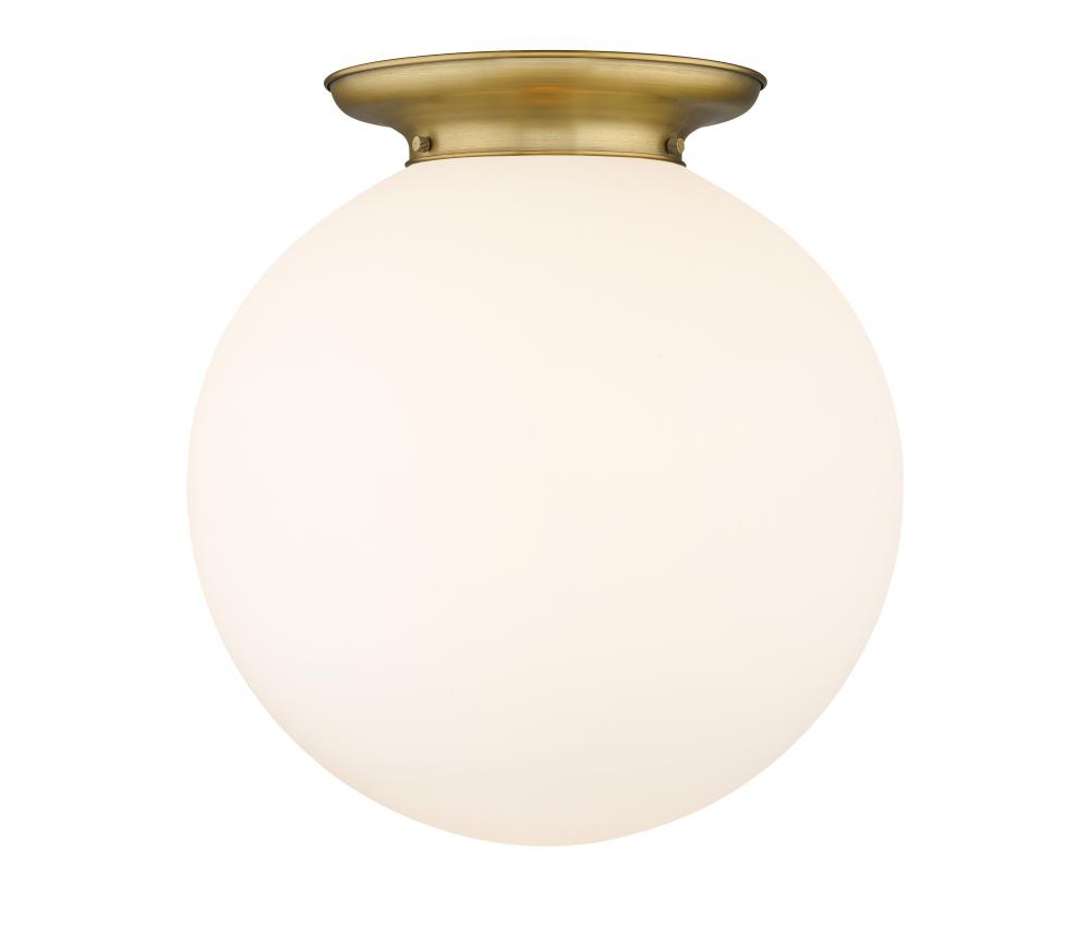 Beacon - 1 Light - 18 inch - Brushed Brass - Flush Mount