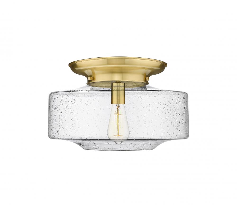 Bridgeton - 1 Light - 16 inch - Satin Gold - Flush Mount