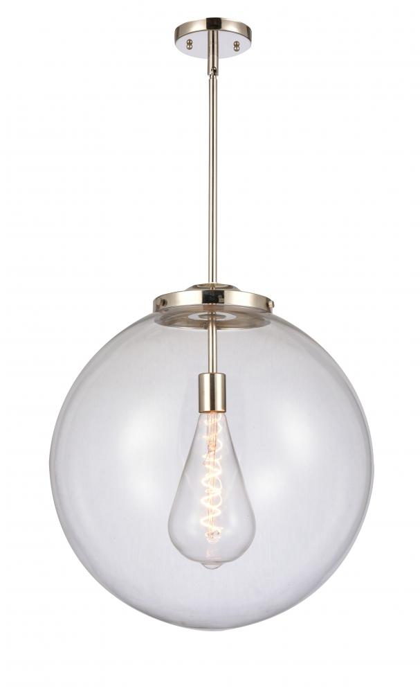 Beacon - 1 Light - 18 inch - Polished Nickel - Stem Hung - Pendant