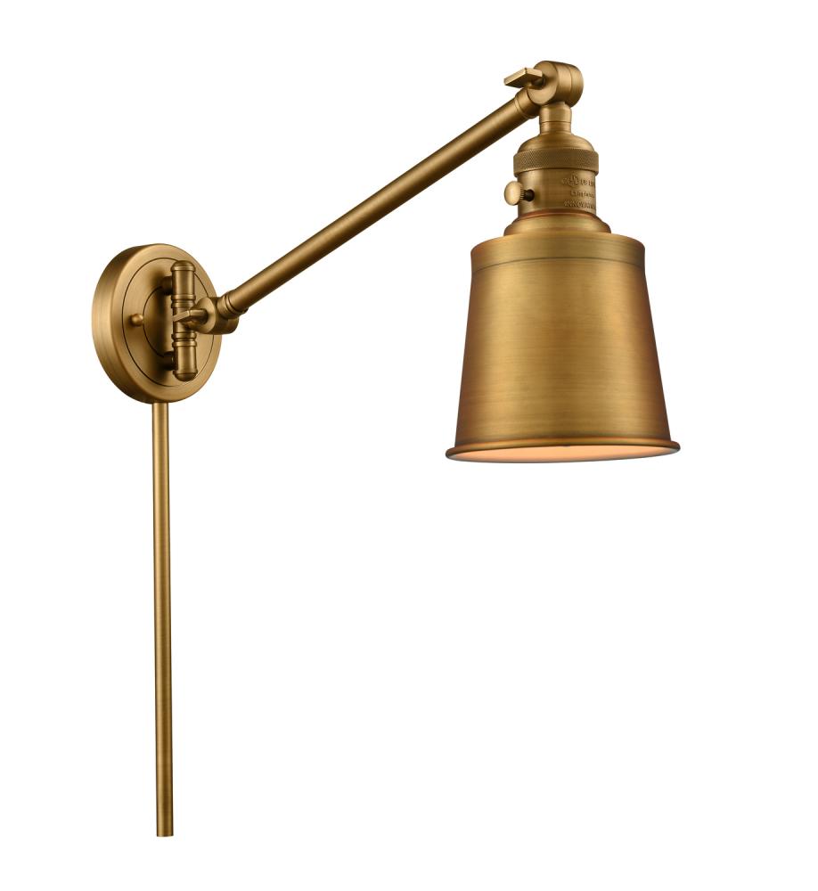 Addison - 1 Light - 8 inch - Brushed Brass - Swing Arm