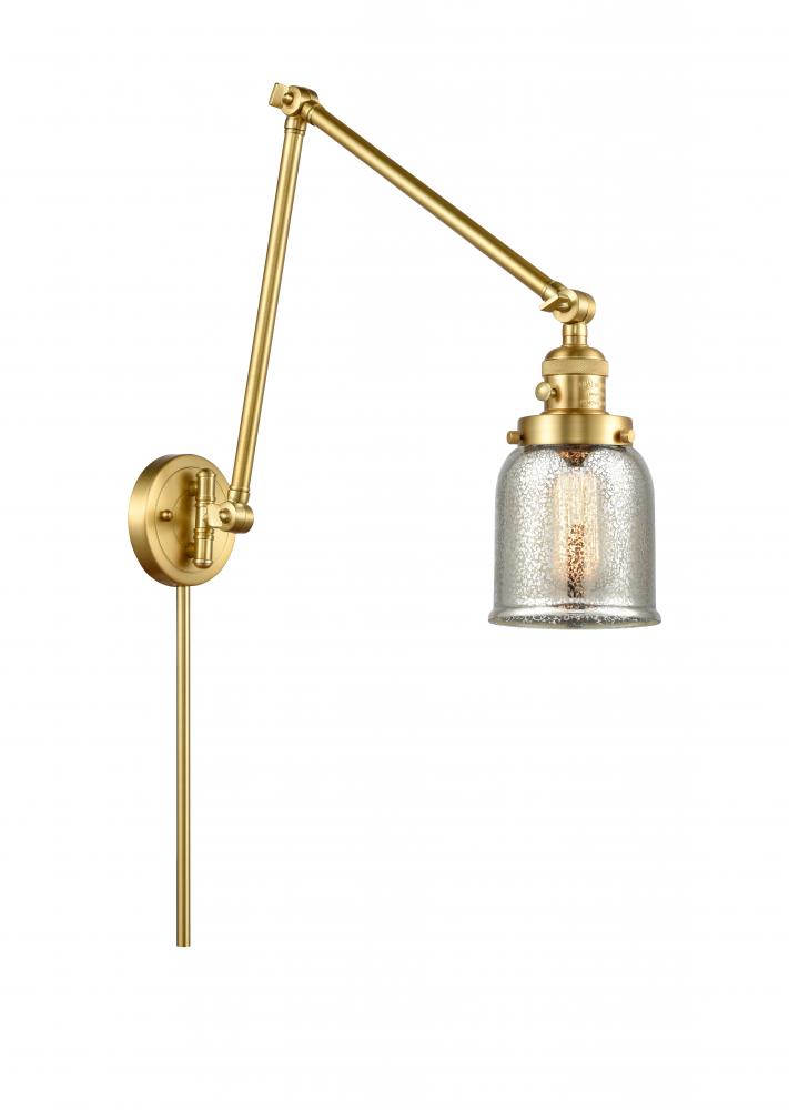 Bell - 1 Light - 8 inch - Satin Gold - Swing Arm