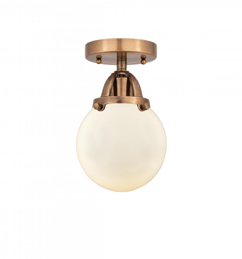 Beacon - 1 Light - 6 inch - Antique Copper - Semi-Flush Mount