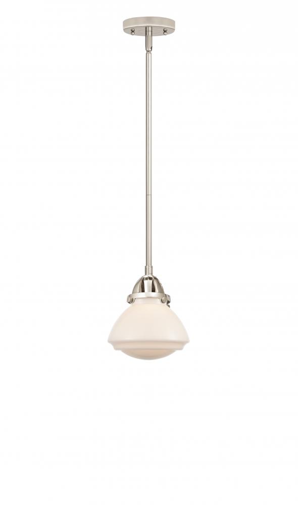 Olean - 1 Light - 7 inch - Polished Nickel - Cord hung - Mini Pendant