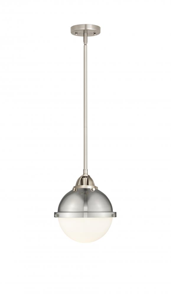 Hampden - 1 Light - 9 inch - Brushed Satin Nickel - Cord hung - Mini Pendant