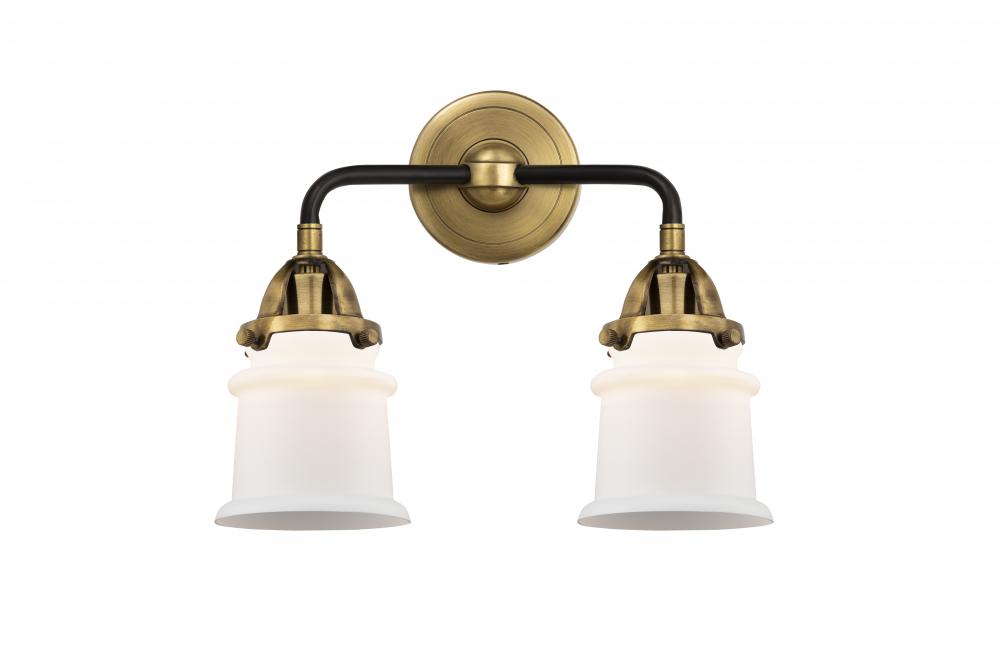 Canton - 2 Light - 13 inch - Black Antique Brass - Bath Vanity Light