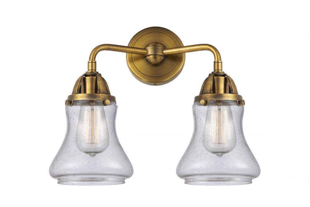 Bellmont - 2 Light - 14 inch - Brushed Brass - Bath Vanity Light