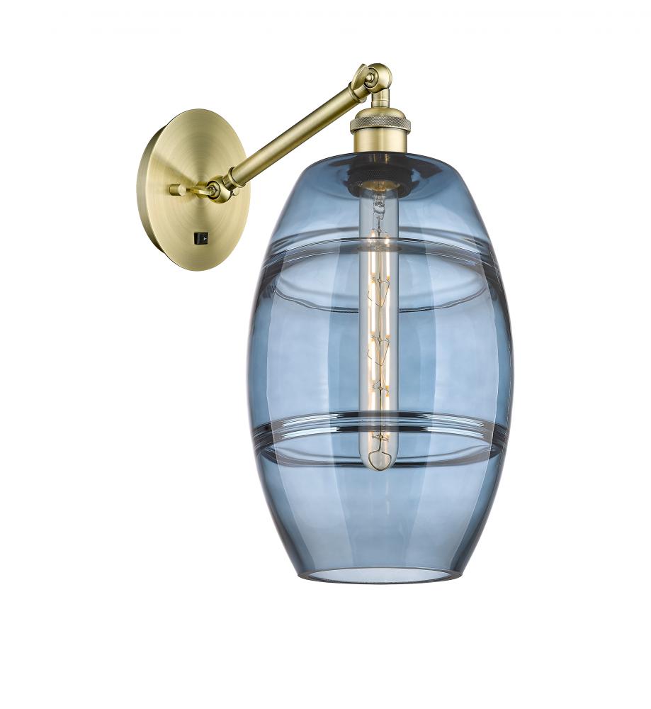 Vaz - 1 Light - 8 inch - Satin Gold - Sconce