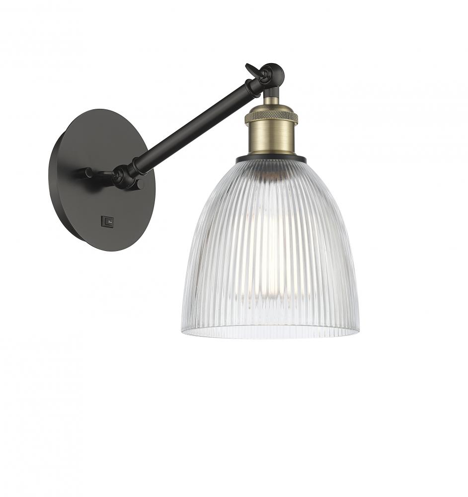 Castile - 1 Light - 6 inch - Black Antique Brass - Sconce