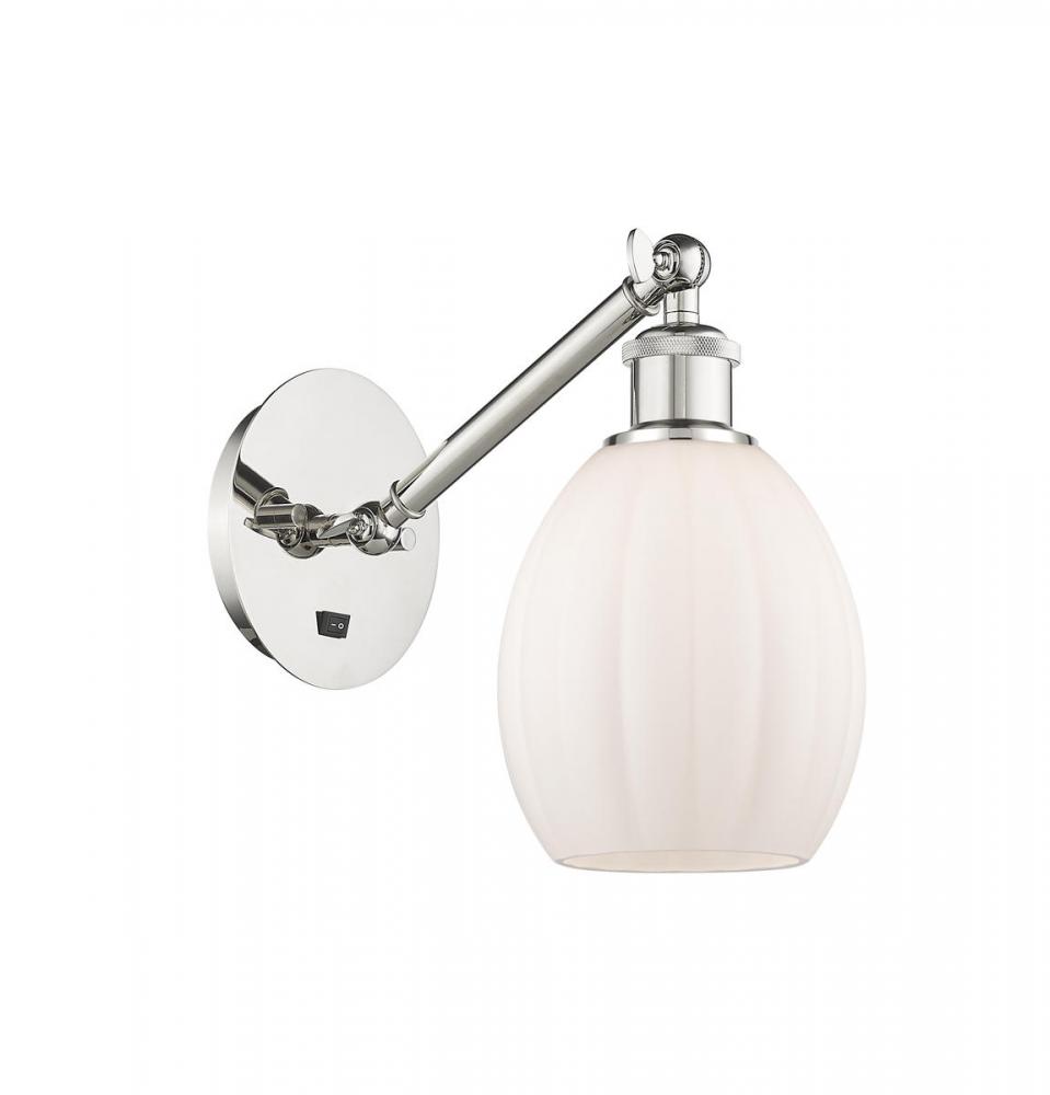 Eaton - 1 Light - 6 inch - Polished Nickel - Sconce