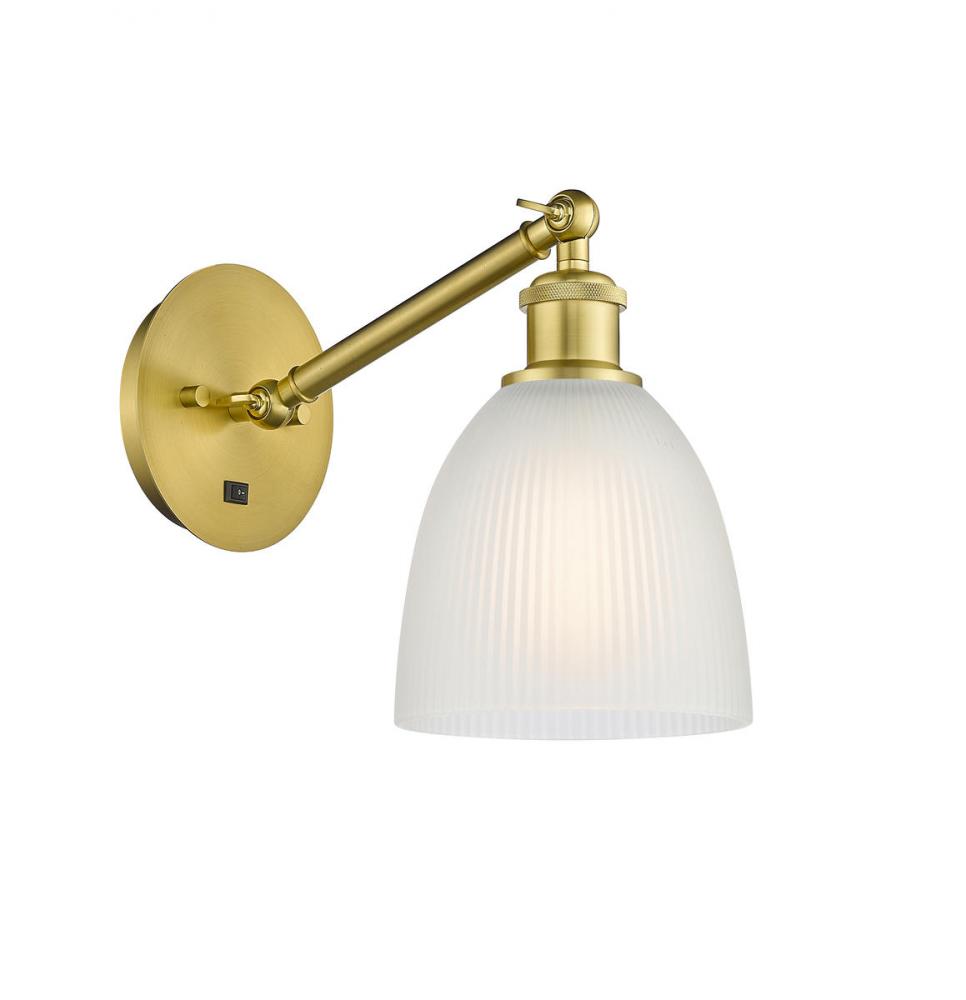 Castile - 1 Light - 6 inch - Satin Gold - Sconce