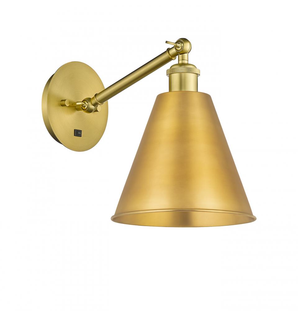 Berkshire - 1 Light - 8 inch - Satin Gold - Sconce