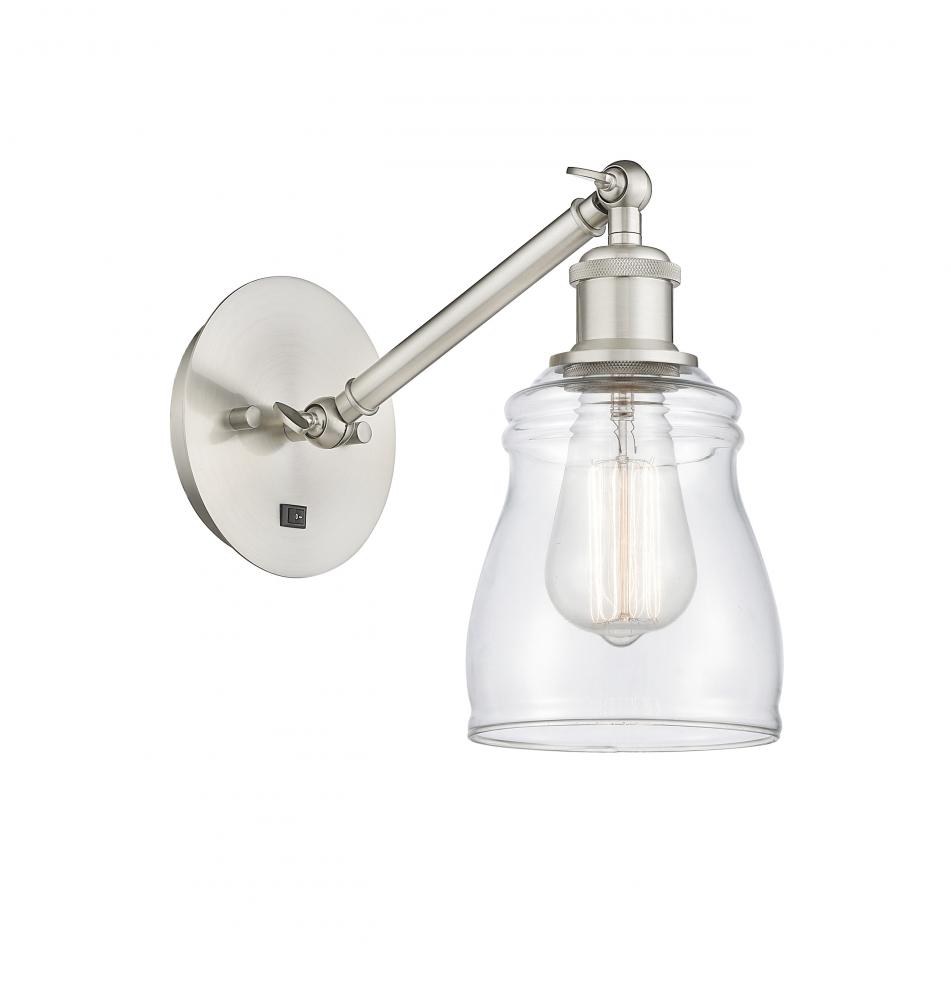 Ellery - 1 Light - 5 inch - Brushed Satin Nickel - Sconce