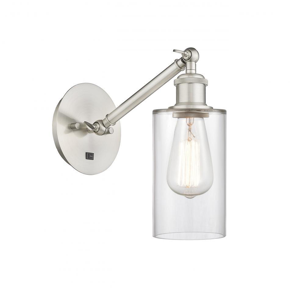 Clymer - 1 Light - 4 inch - Brushed Satin Nickel - Sconce