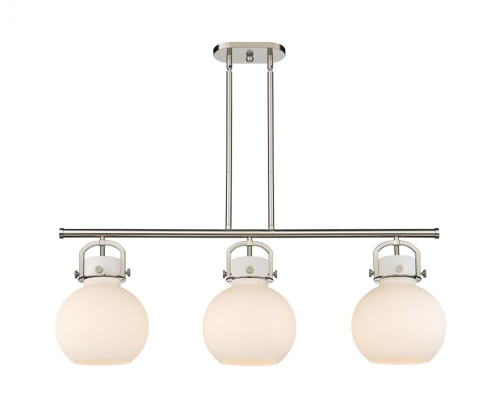 Newton Sphere - 3 Light - 42 inch - Satin Nickel - Island Light