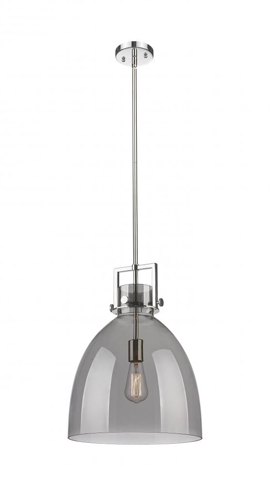 Newton Bell - 1 Light - 14 inch - Polished Nickel - Pendant