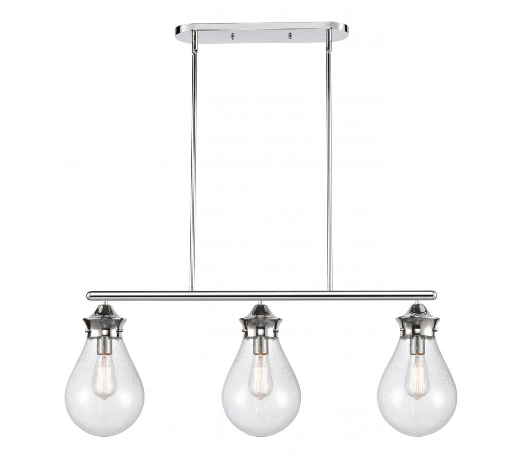 Genesis - 3 Light - 39 inch - Polished Chrome - Cord hung - Island Light