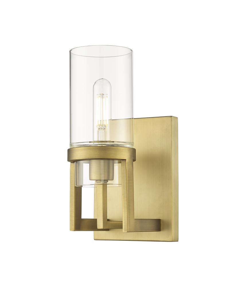 Utopia - 1 Light - 5 inch - Brushed Brass - Sconce