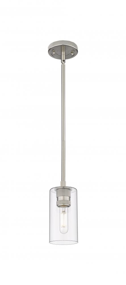 Crown Point - 1 Light - 5 inch - Satin Nickel - Pendant