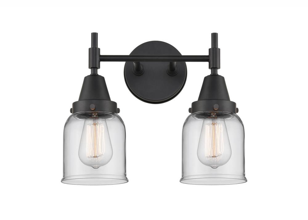 Caden - 2 Light - 14 inch - Matte Black - Bath Vanity Light