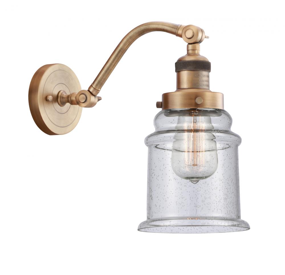 Canton - 1 Light - 6 inch - Brushed Brass - Sconce