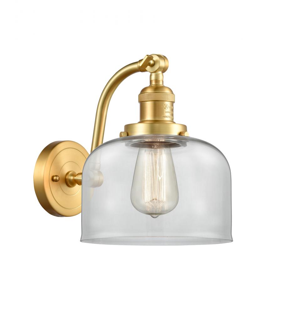 Bell - 1 Light - 8 inch - Satin Gold - Sconce