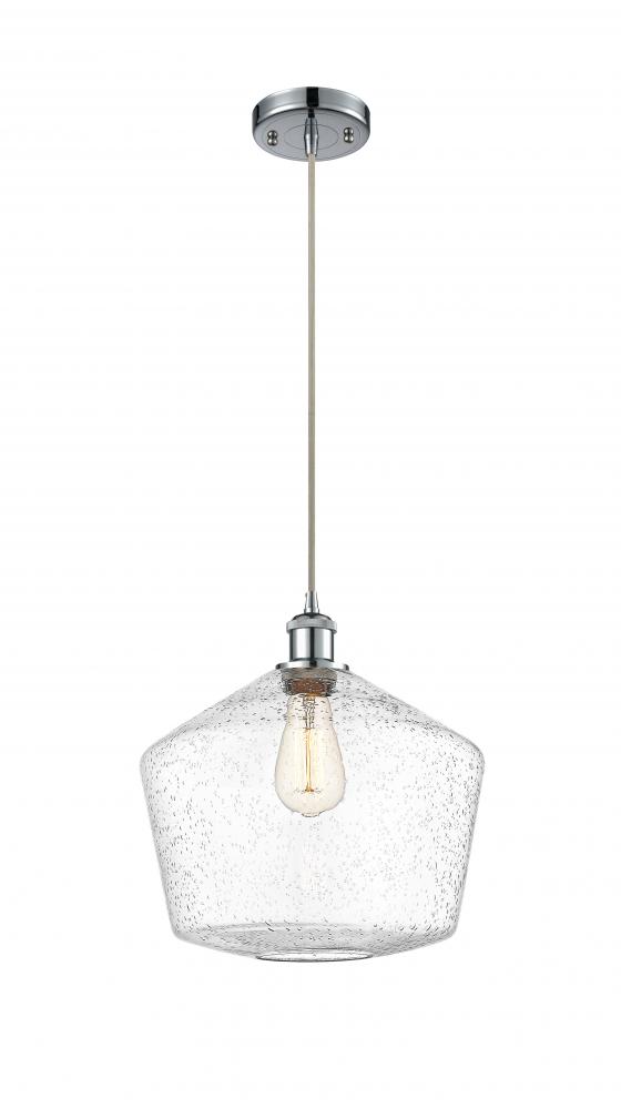 Cindyrella - 1 Light - 12 inch - Polished Chrome - Cord hung - Mini Pendant