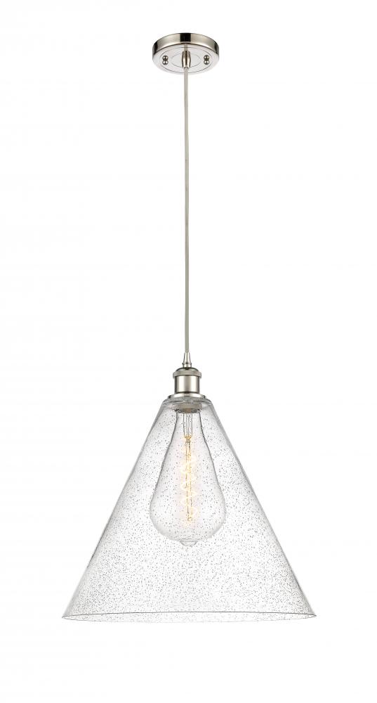 Berkshire - 1 Light - 16 inch - Polished Nickel - Cord hung - Pendant