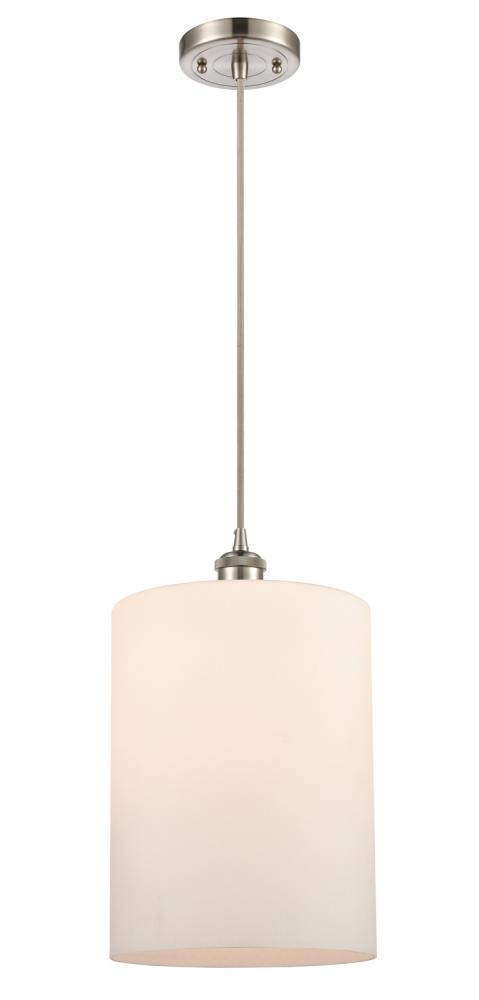 Cobbleskill - 1 Light - 9 inch - Brushed Satin Nickel - Cord hung - Mini Pendant