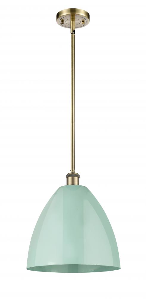 Plymouth - 1 Light - 12 inch - Antique Brass - Pendant