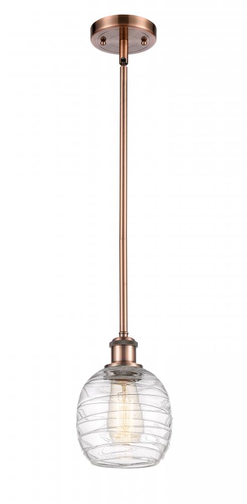 Belfast - 1 Light - 6 inch - Antique Copper - Mini Pendant