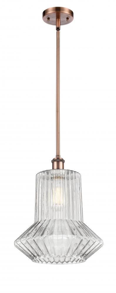 Springwater - 1 Light - 12 inch - Antique Copper - Mini Pendant