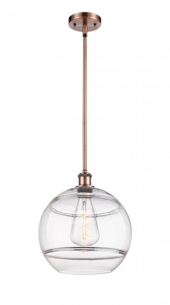 Rochester - 1 Light - 12 inch - Antique Copper - Mini Pendant