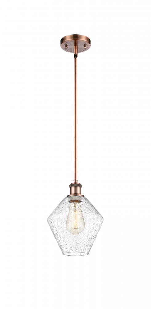 Cindyrella - 1 Light - 8 inch - Antique Copper - Mini Pendant