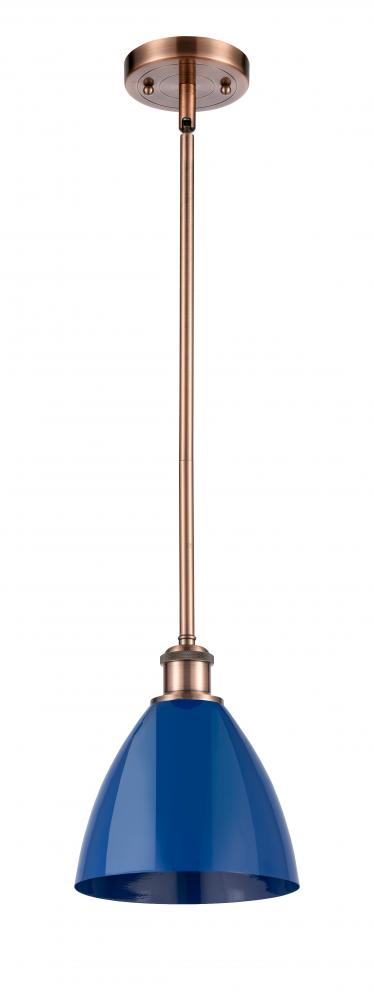 Plymouth - 1 Light - 8 inch - Antique Copper - Pendant