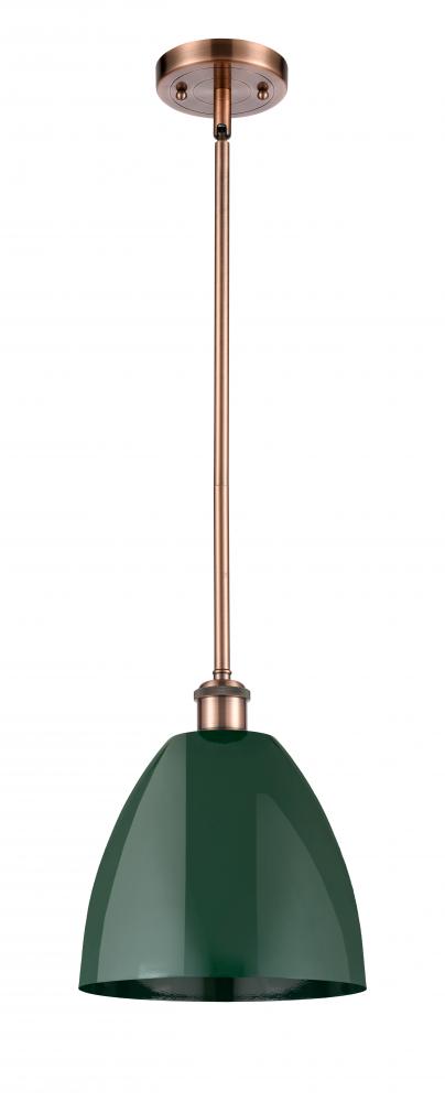 Plymouth - 1 Light - 9 inch - Antique Copper - Pendant