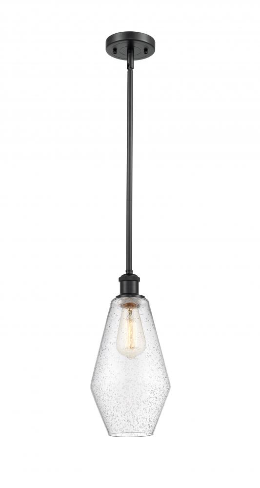 Cindyrella - 1 Light - 7 inch - Matte Black - Mini Pendant