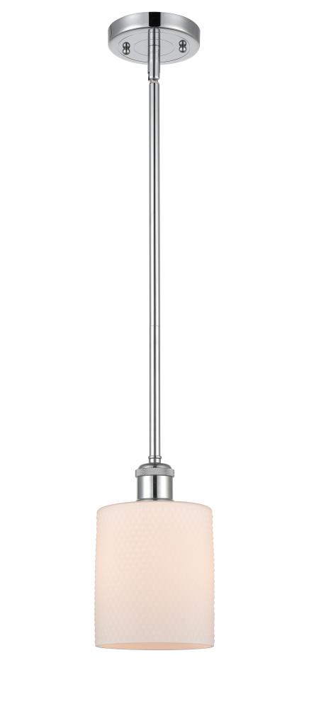 Cobbleskill - 1 Light - 5 inch - Polished Chrome - Mini Pendant