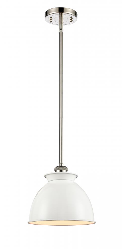 Adirondack - 1 Light - 8 inch - Polished Nickel - Mini Pendant