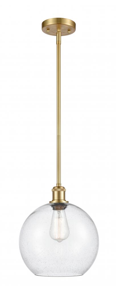 Athens - 1 Light - 10 inch - Satin Gold - Mini Pendant