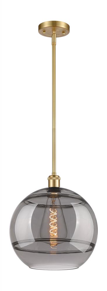 Rochester - 1 Light - 12 inch - Satin Gold - Mini Pendant