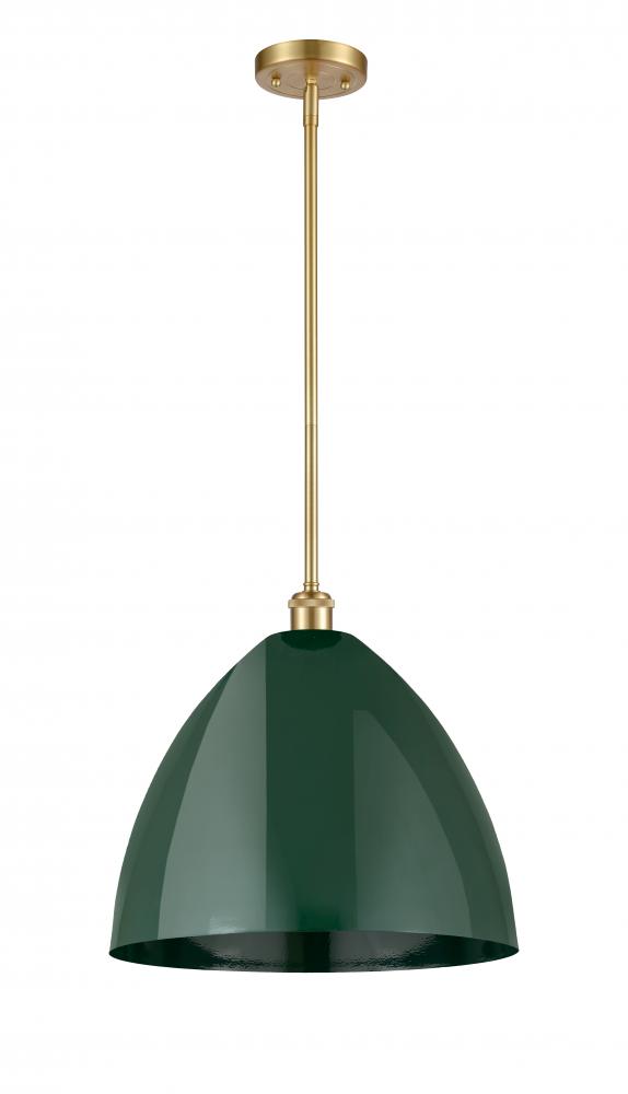 Plymouth - 1 Light - 16 inch - Satin Gold - Pendant