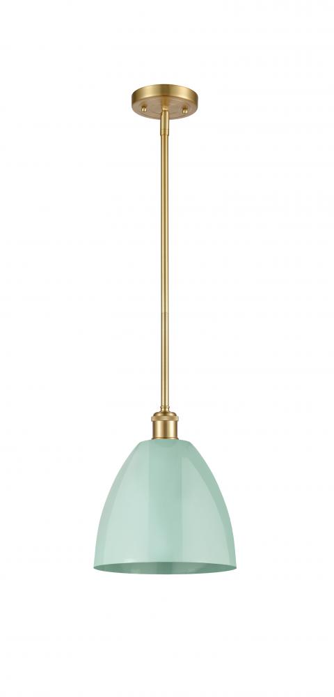 Plymouth - 1 Light - 9 inch - Satin Gold - Pendant