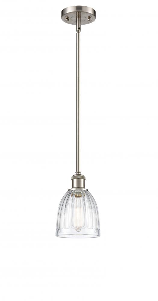 Brookfield - 1 Light - 6 inch - Brushed Satin Nickel - Mini Pendant