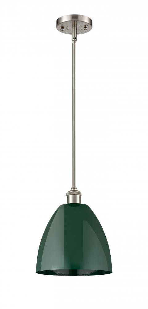 Plymouth - 1 Light - 9 inch - Brushed Satin Nickel - Pendant