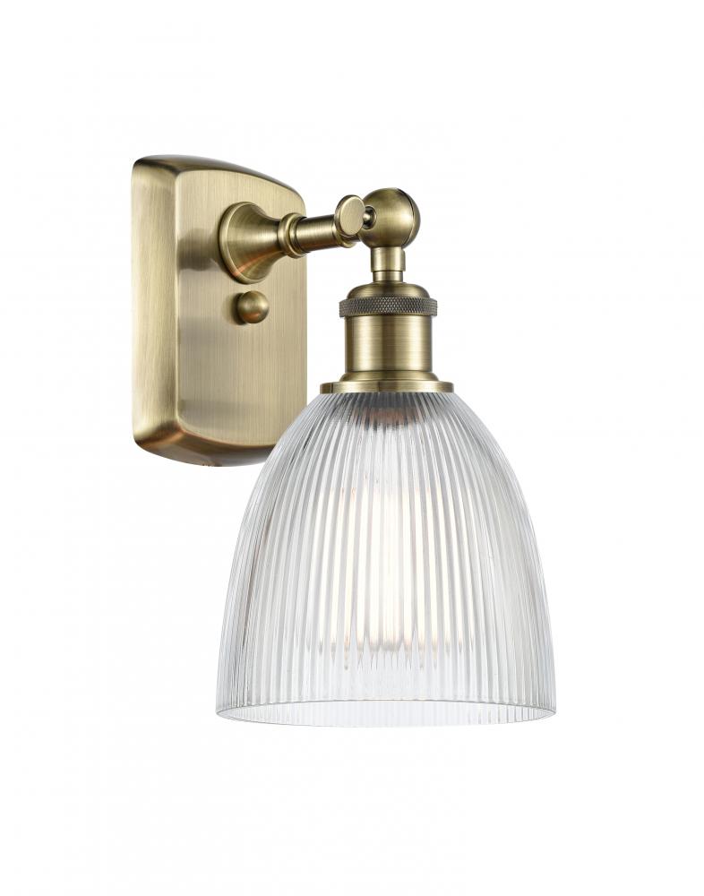 Castile - 1 Light - 6 inch - Antique Brass - Sconce