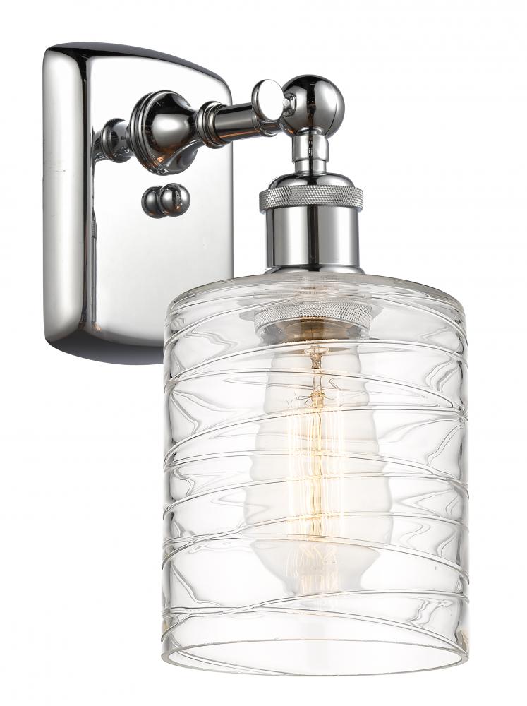 Cobbleskill - 1 Light - 5 inch - Polished Chrome - Sconce