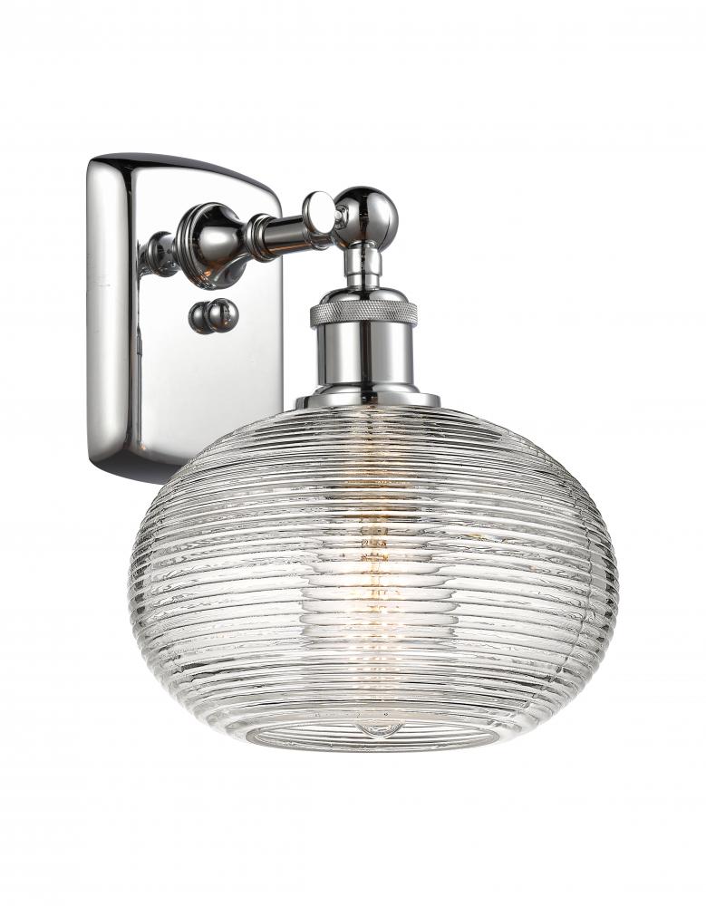 Ithaca - 1 Light - 8 inch - Polished Chrome - Sconce